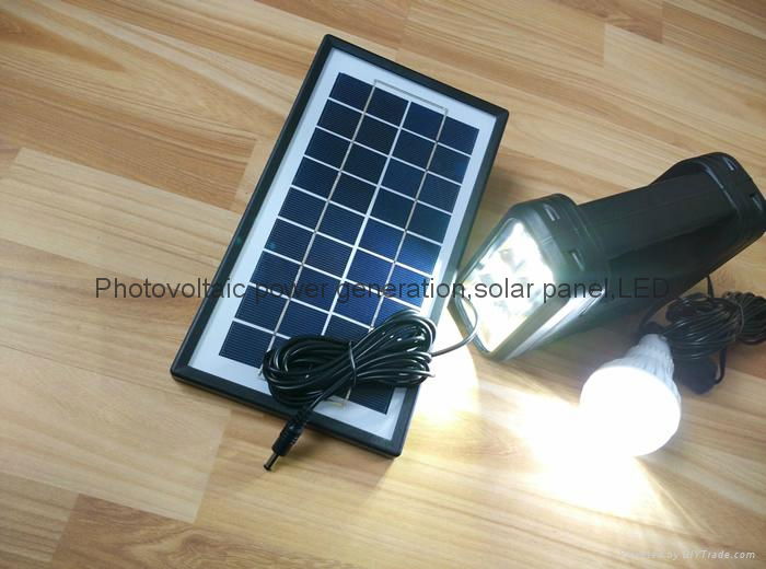 6w LED solar lighting kit 2