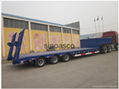 low bed semi trailer 