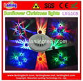 Beautiful 8W RGB Sunflower LED  Christmas decoration Light 3