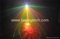 MixLEDLaser 8*3W White LED Strobe + 5*3W RGBWY LED Effect + 150mW RG 12Gobo Lase 5