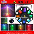 MixLEDLaser 8*3W White LED Strobe + 5*3W