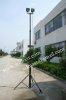 portable telescopic light tower and lighting pole mast