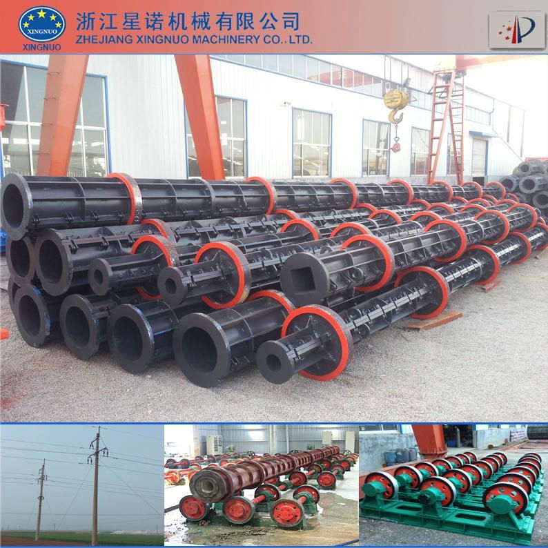 Prestressed Concrete Pole spinning Steel Mold for Africa Market