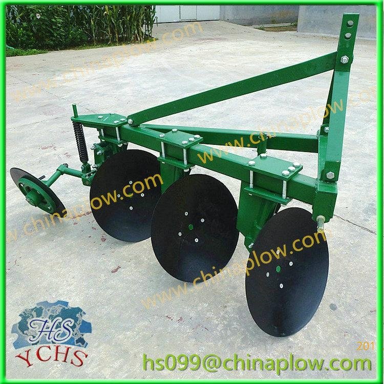 Farm machinery 3 disc plough for tractor 2