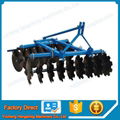 Farm machine disc harrow with strong