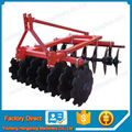 Ploughing machine disc harrow tractor