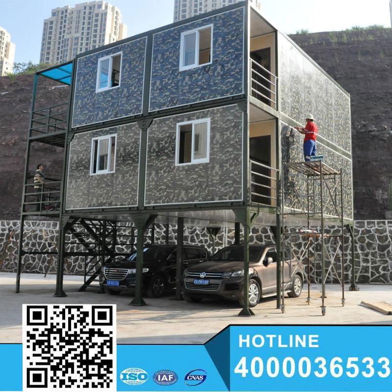 Flat pack modern china container house 2