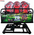 7d Interactive Motion Cinema with Shooting Guns Hydraulic CE