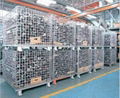 floding storage wire mesh container  1