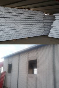 hot sell 3D mesh wall panel with foam 