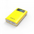 Power Bank - 8000-10000mAh - DOCA D563 10000mah power bank showing time and Alar