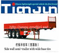 TIANJUN side wall semi trailer transport cargo trailer 4