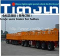 TIANJUN fence semi trailer customized for SULTAN 1