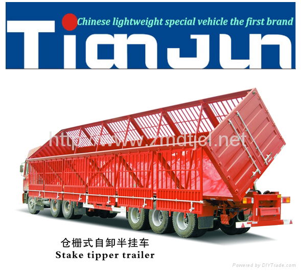 TIANJUN fence semi trailer customized for SULTAN 2