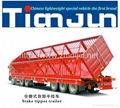 TIANJUN fence semi trailer customized for SULTAN 2