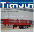 TIANJUN fence semi trailer customized for SULTAN 4