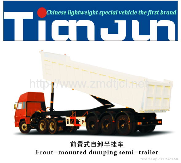 Heavy duty Tipper Semi Trailer  2