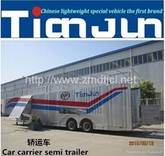 TIANJUN car transport carrier semi trailer support OEM