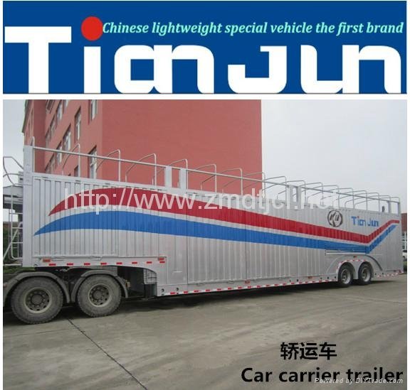 TIANJUN car transport carrier semi trailer support OEM  2