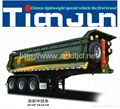 Heavy duty hydraulic tipper trailer price from China manufacturer