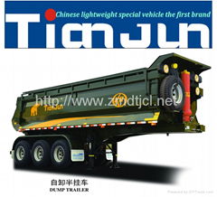 Heavy duty hydraulic tipper trailer price from China manufacturer