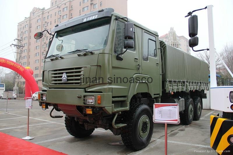 howo military cargo truck made in China 2