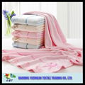 Luxury microfiber soft bath towel with lace edge 1