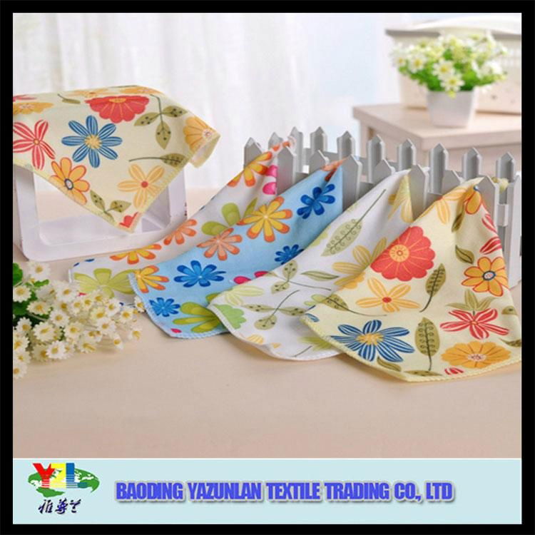 Promotional printing kitchen cleaning cloth micro fiber towel
