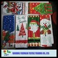 Custom Christmas design kitchen hand towel for gift 1