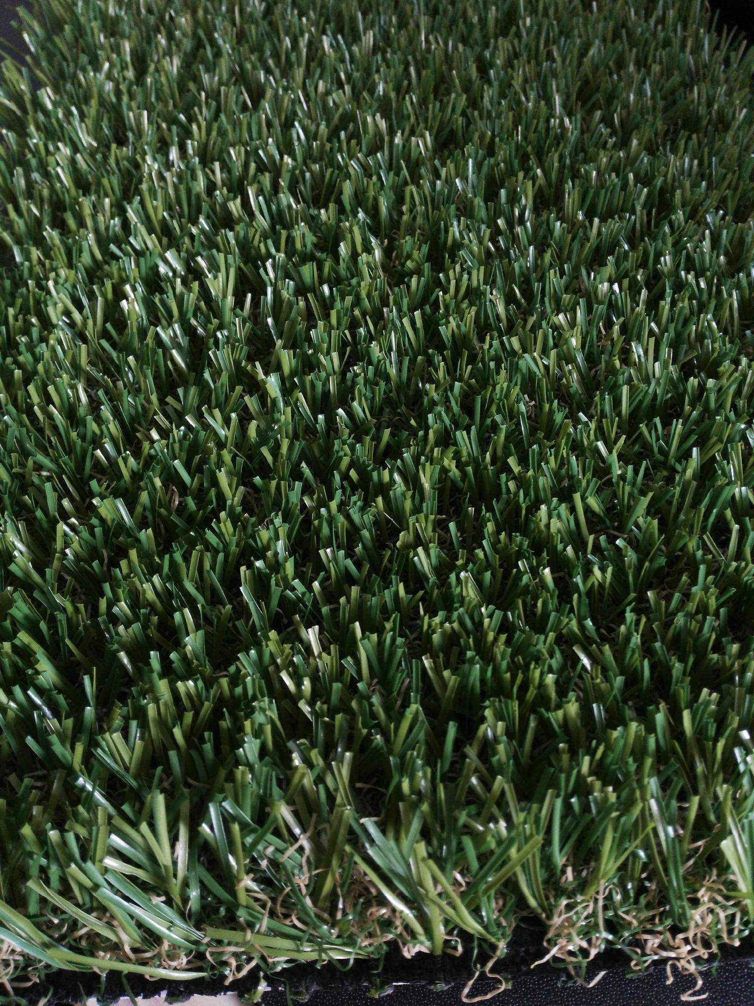 25mm U shape Good Resilience Artificial Grass For  Landscaping SS-046002-25ZJQ 3