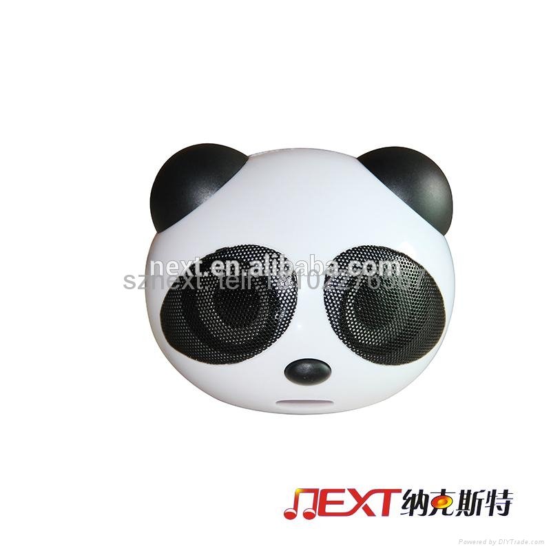  small panda beautiful creative USB single portable Speaker 3