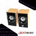 new 2015 imitation wooden mini computer speaker AC speaker sound system 1