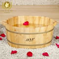 Chinese maunfacture wooden foot basin,bring warm and relaxing in winter 1