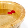 Chinese handmade competitive price wooden foot bath bucket wholesale 3