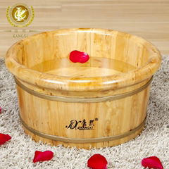 Chinese handmade competitive price wooden foot bath bucket wholesale