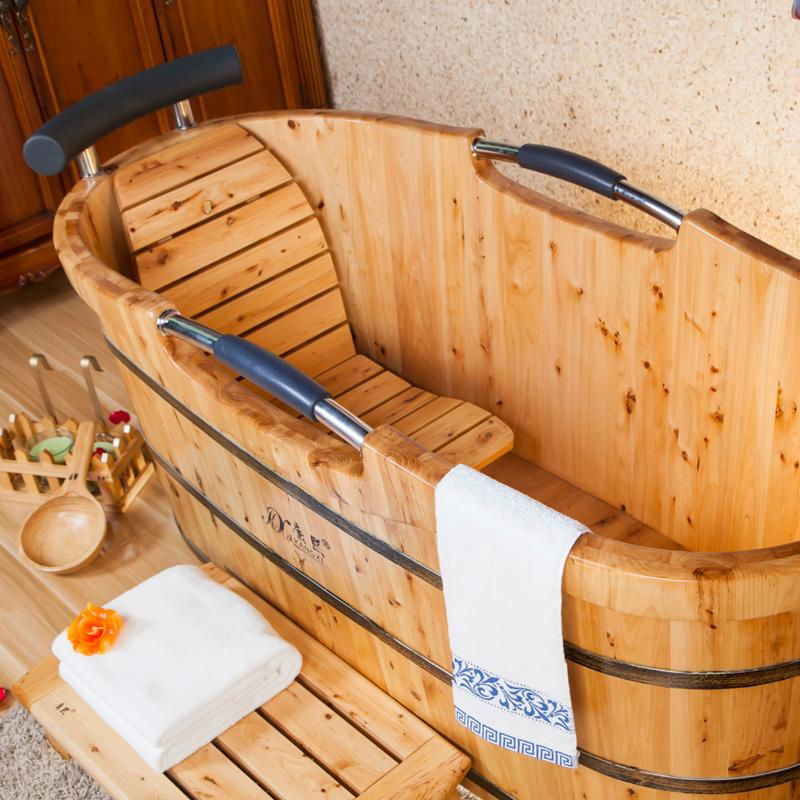 Luxury freestanding eco-friendly massage bathtub 5