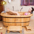 Chinese wooden hot and cold tub with