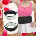 Hot sale black tourmaline heating waist support lumbar back brace belt 1