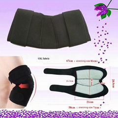 Tourmaline heating knee support belt for arthritis