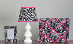 3 Pcs Polyresin Zebra Look Desk set