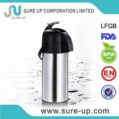 stainless steel  vaccum pumping airpot