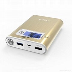 DOCA D618 latest power bank charge device with latest tech of QC 2.0 and Type C.