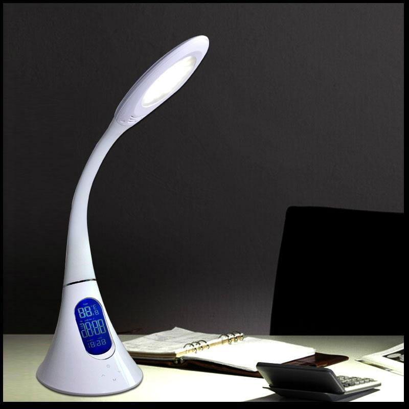 2016 Office LED Desk Reading Lamps Alarm Clock LED Desk Reading Lamps 3