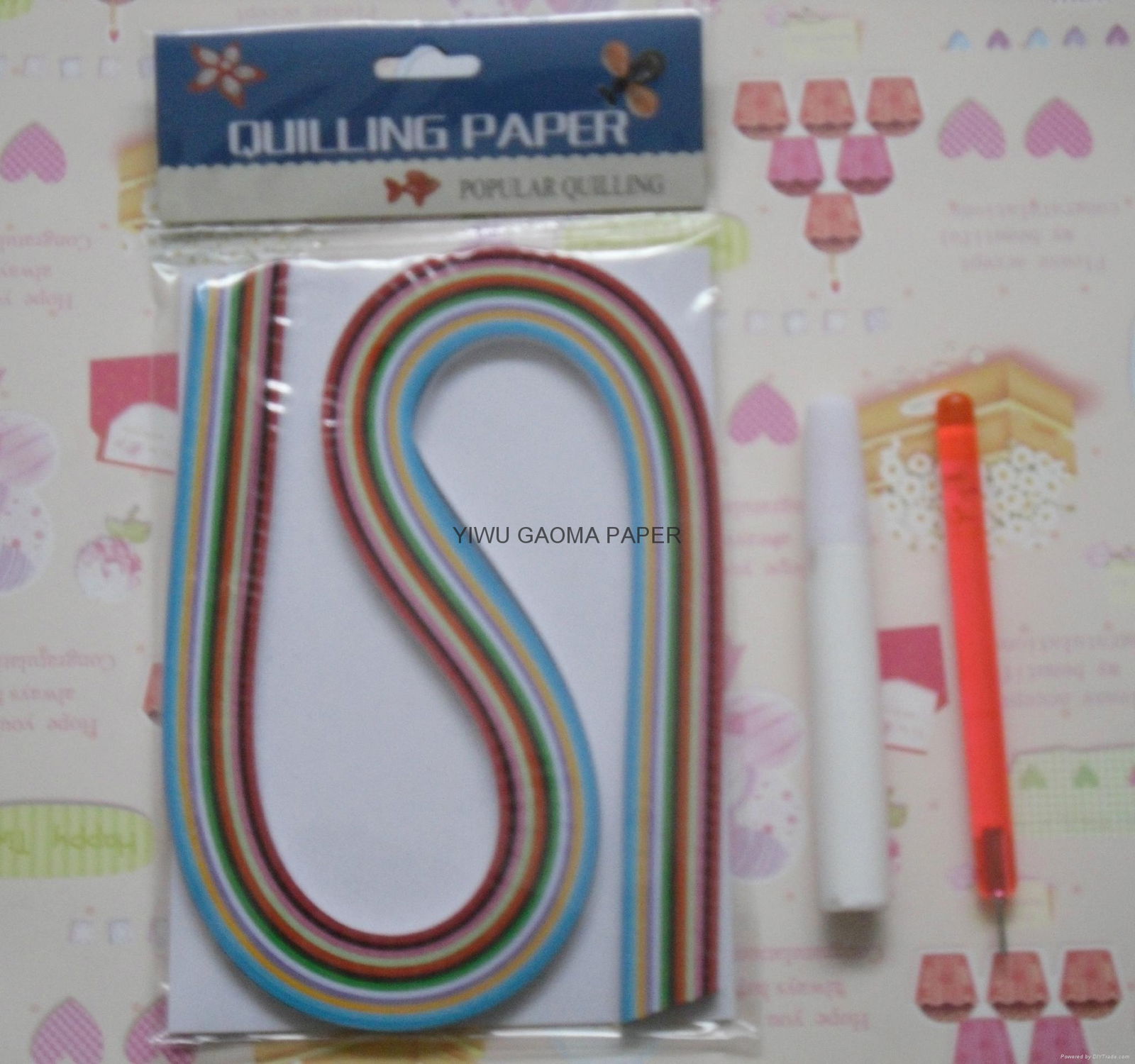 paper quilling Try to learn suits quilling DIY handmade Material 