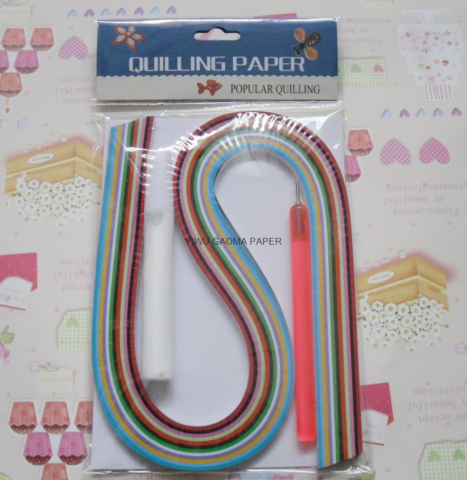 paper quilling Try to learn suits quilling DIY handmade Material  2