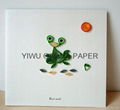 Factory direct quilling card DIY handmade three-dimensional card flower shaped 9