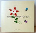 Direct manufacturers quilling card DIY card All flowers bloom together