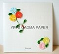 Factory direct quilling card Hand cards flower 4