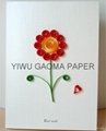 Factory direct quilling card Hand cards flower