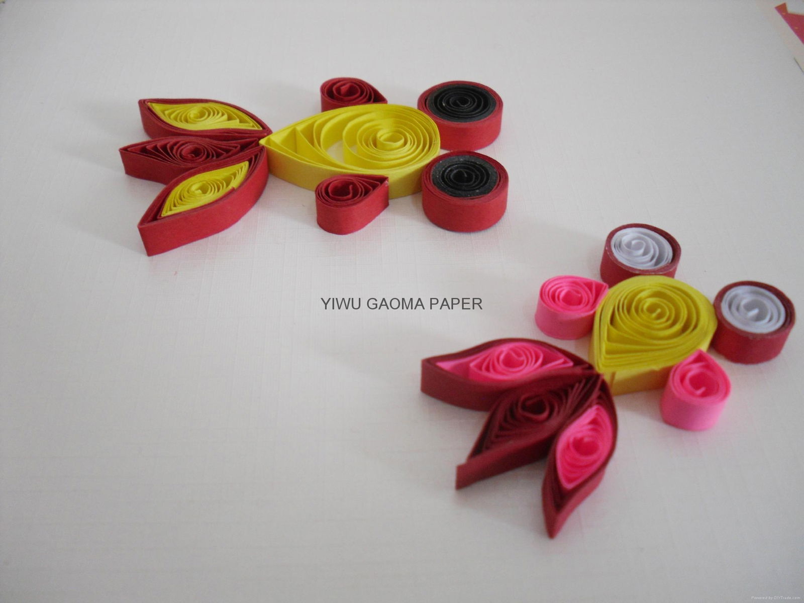 Factory direct selling quilling card DIY  blessing card Valentine's Day cards 3